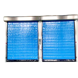 Automatic Cold Storage Room Plastic High Speed Roller Shutter Doors and Freezer Doors