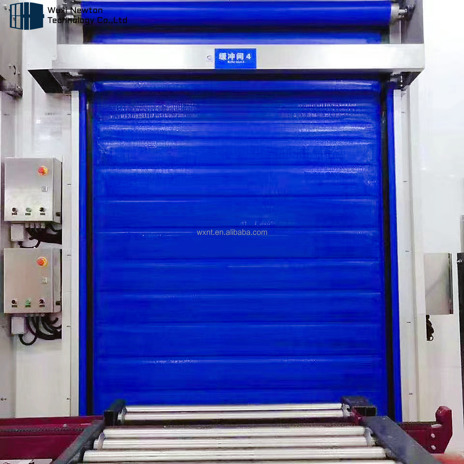 Automatic Cold Storage Room Plastic High Speed Roller Shutter Doors and Freezer Doors