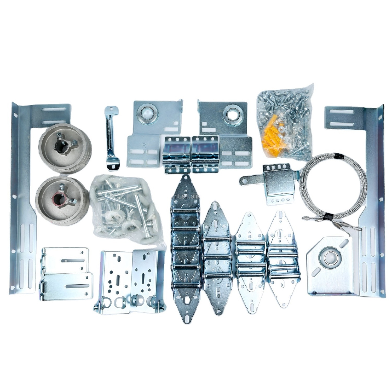 Industrial Door Hardware Kit Sectional Garage Door Hardware Parts / Panels Spare Parts Stainless Hardware for Garage Door