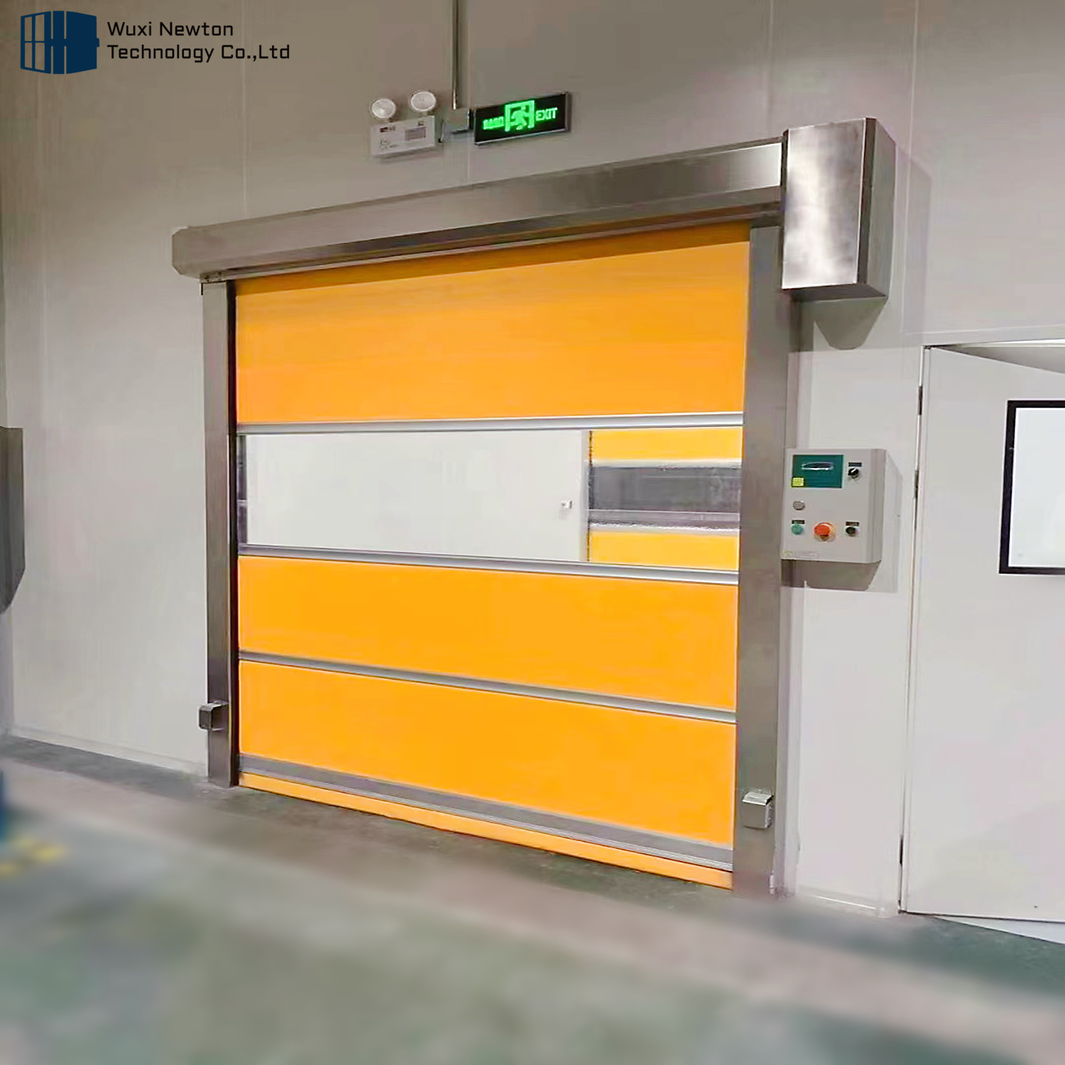 Modern commercial rapid fast action door automatic industrial warehouse dock door stacking high speed pvc door