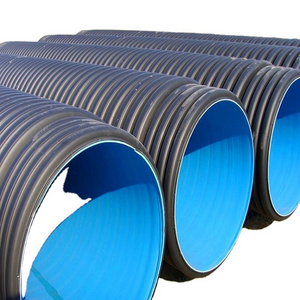 Polyethylene Drainage Culvert Sewage Drain Pipe Large Size 8 10 36 inch Water Double Wall Corrugated HDPE Pipe