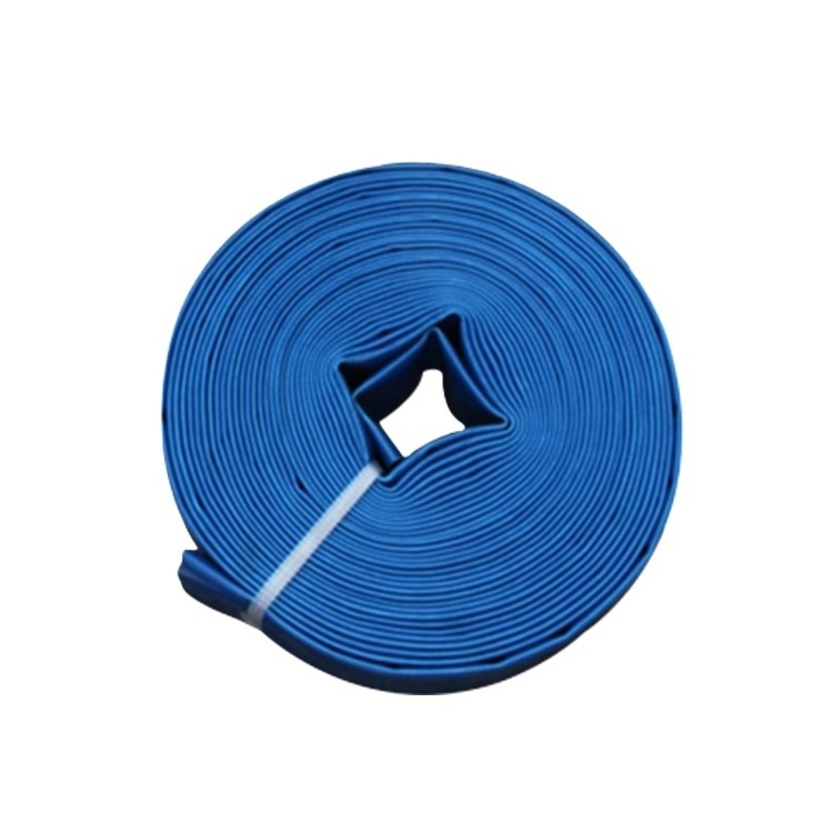 TOP QUALITY PVC BLUE LAY FLAT DISCHARGE 3INCH WATER PUMP SUCTION HOUSE PIPE FOR FARM AGRICULTURE IRRIGATION