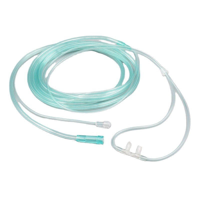 Disposable Nasal Oxygen Cannula Oxygen Nose Tube Pvc Nasal Oxygen Cannula Tube With Clips