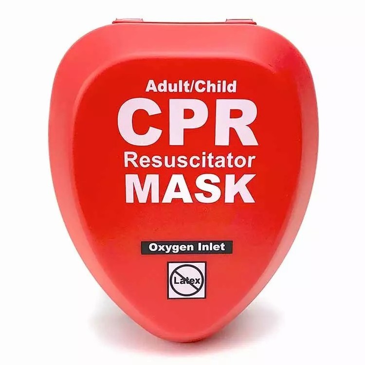 High Quality Hospital Supply First aid CPR breathing face mask with one-way valve CPR Mask