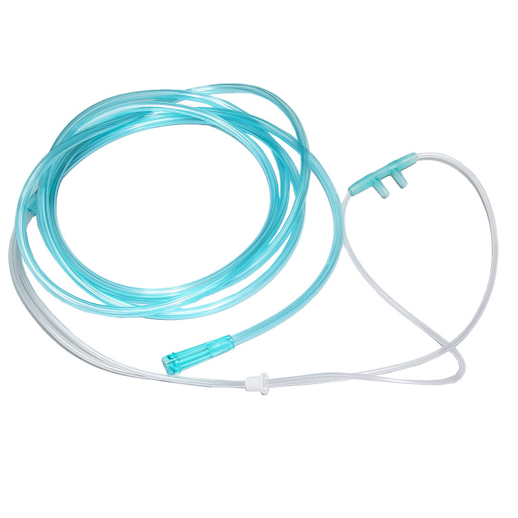 Disposable Nasal Oxygen Cannula Oxygen Nose Tube Pvc Nasal Oxygen Cannula Tube With Clips