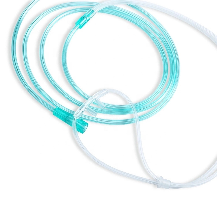 Disposable Nasal Oxygen Cannula Oxygen Nose Tube Pvc Nasal Oxygen Cannula Tube With Clips