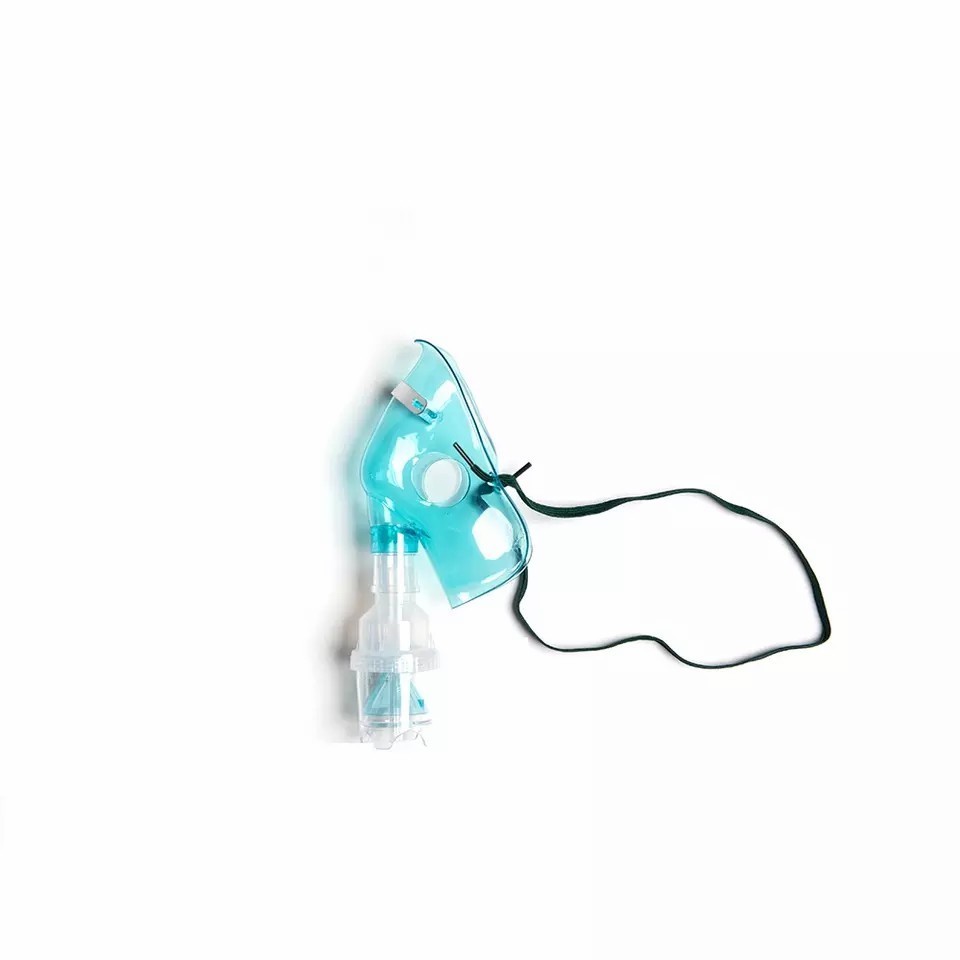 Disposable Nebulize Mask With Adjustable Nose Clip Pvc Oxygen Mask Nebulizer Mask