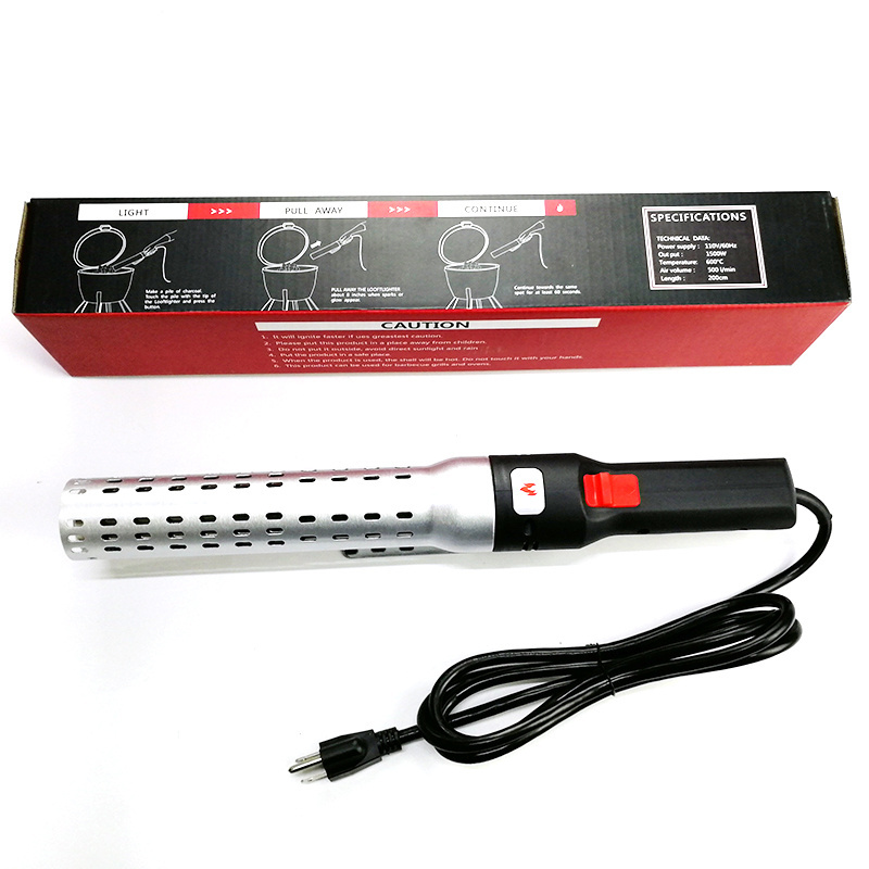 6A Electric Bbq Grill Stove Flame Fire Torch Windproof Spark Long Lighter Starter Electronic Rod Stick