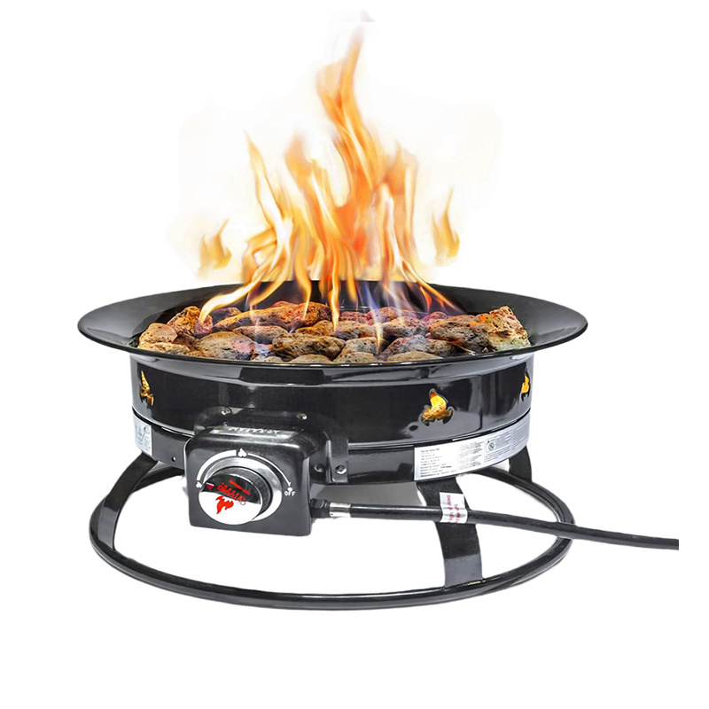 Boat Camp Wood Smoker Stainless Bbq Grill Small Camping Stove Cooktops Cast Iron Cooker Fire Pit Gas Burner Kit