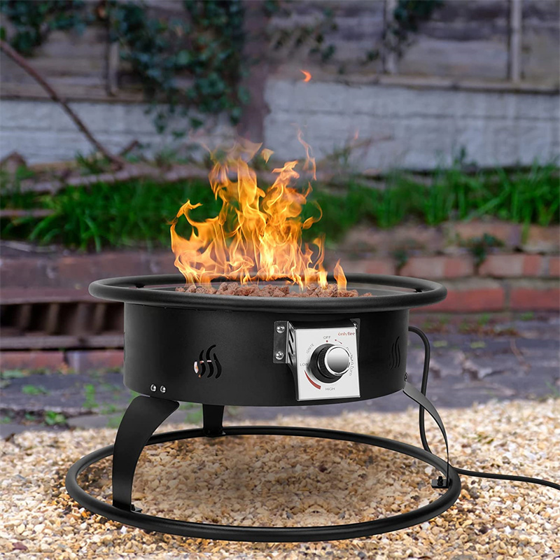 Campfire Cooking Bbq Grill Barbecue Small Camping Cast Iron Stove Fire Pit Gas Burner Kit