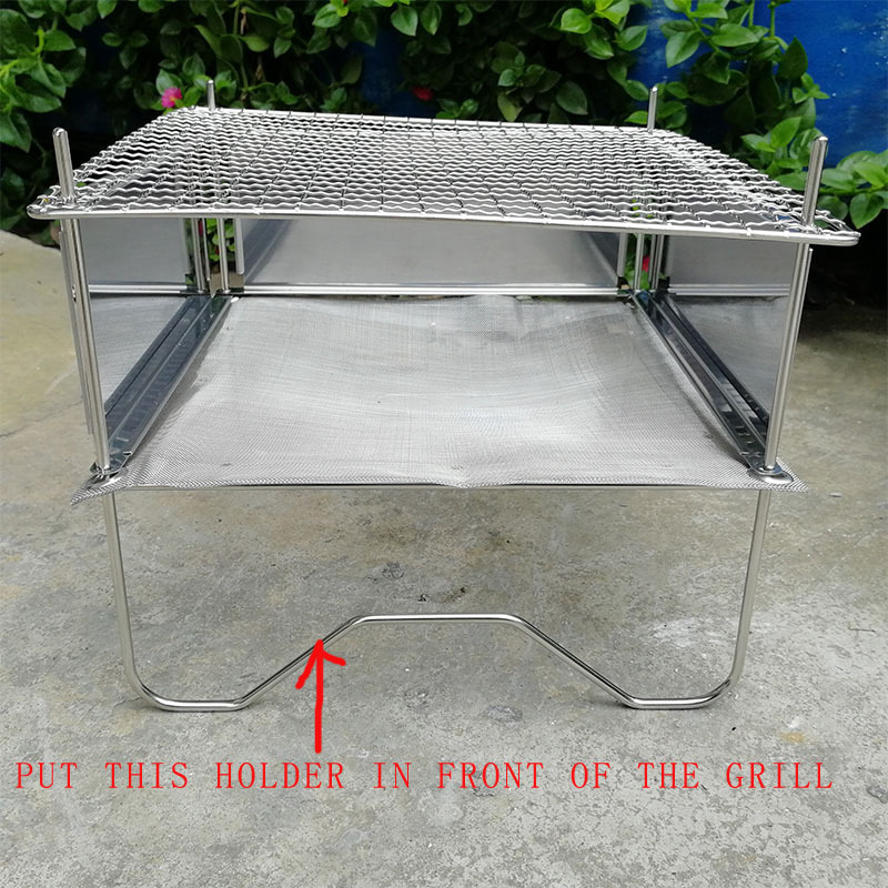 OEM Mini portable foldable Garden Outdoor Camping Barbecue Bbq fire pit Grill for Outdoor Cooking For Wholesale