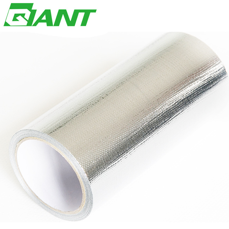 Fireproof fiberglass single  aluminum foil coated fabric insulation