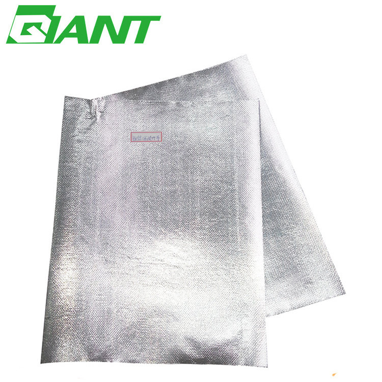 Fireproof fiberglass single  aluminum foil coated fabric insulation