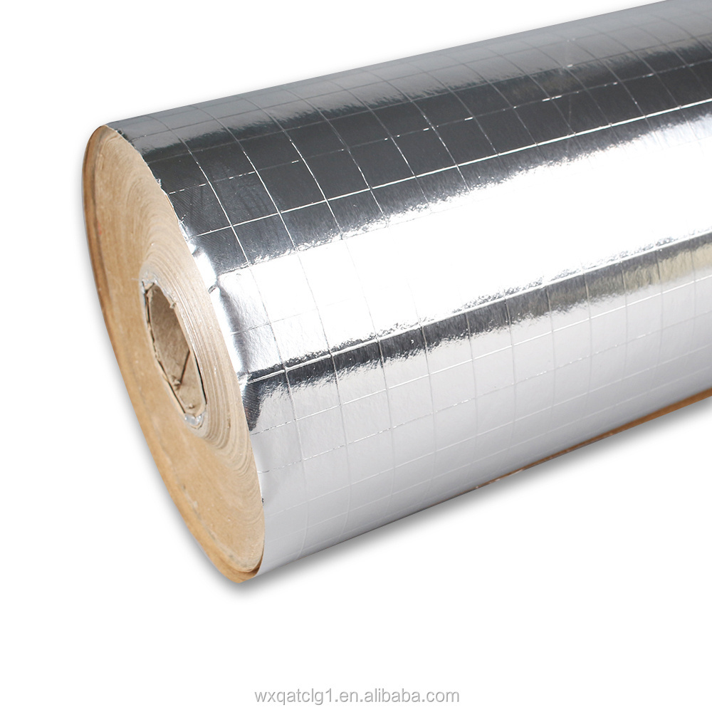 manufacturer aluminum foil insulation roll aluminum foil fiberglass insulation facing for rock wool