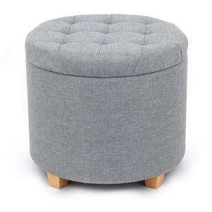 Customized Storage Ottoman Stool For Living Room Modern Inside Furniture Board