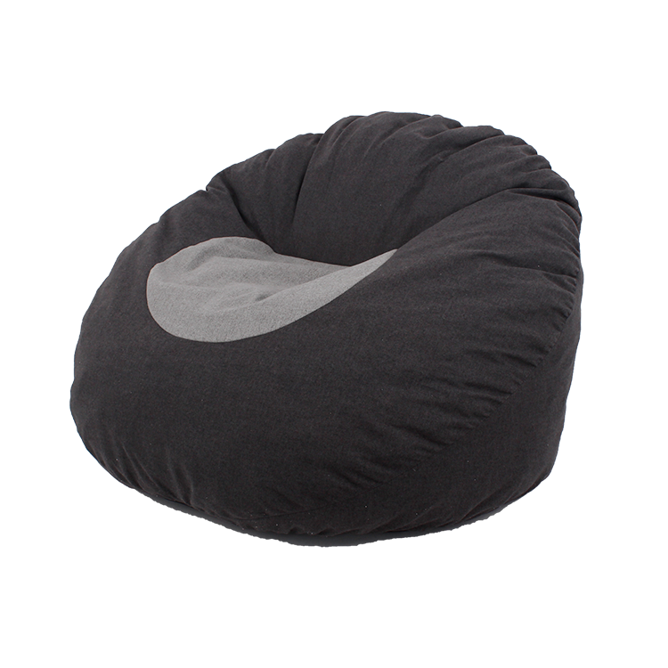 black fabric memory foam large bean bags lazy sofa chair for bedroom indoor living room