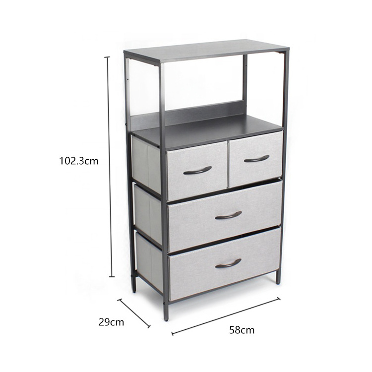 Best-selling Factory Cheap Tall Foldable Storage Dresser Chest For Bedroom