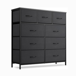 Luxury modern nightstand bedroom furniture custom white black cabinet storage 6 drawers chest dresser