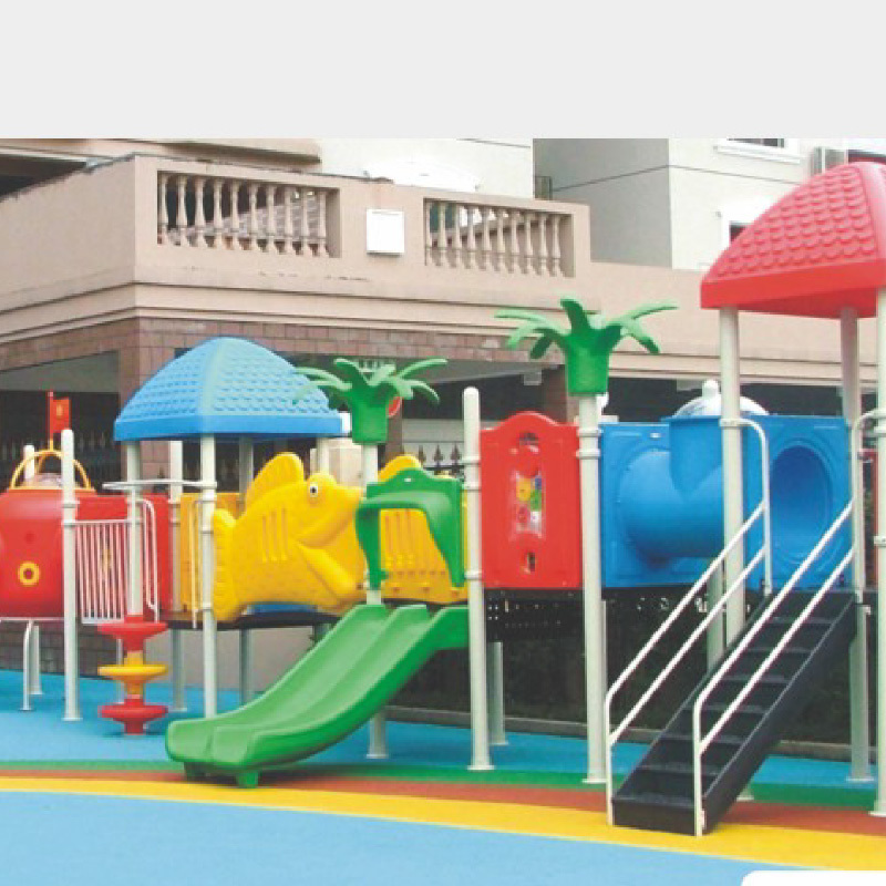 Hot Sale Kids Children Indoor Soft Playground Equipment Plastic Slide Sets With Swings