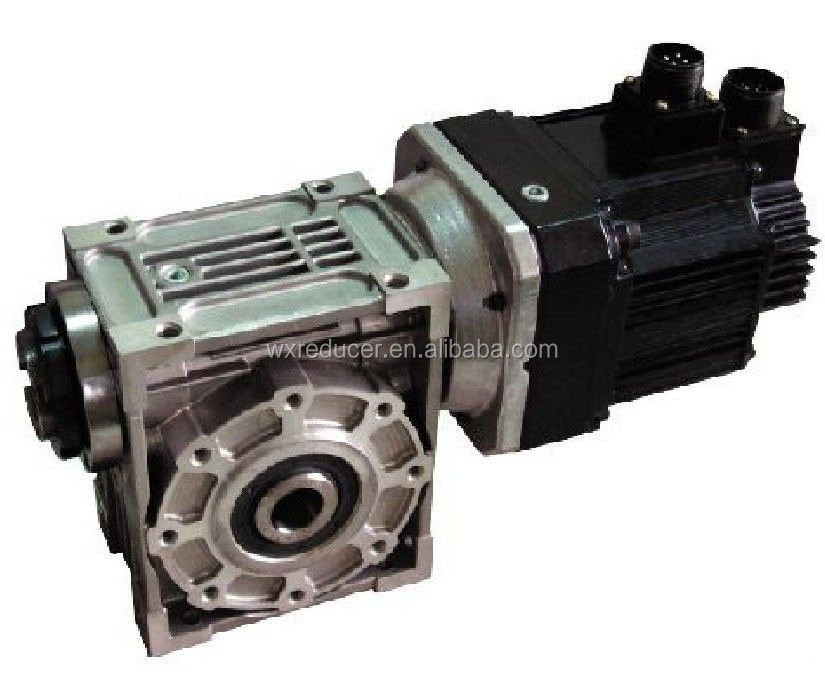 Industry Reduction Gear Speed Reducer Worm Gear Box with Servo Motor