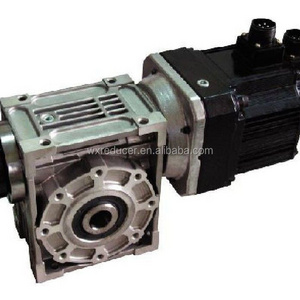 Industry Reduction Gear Speed Reducer Worm Gear Box with Servo Motor