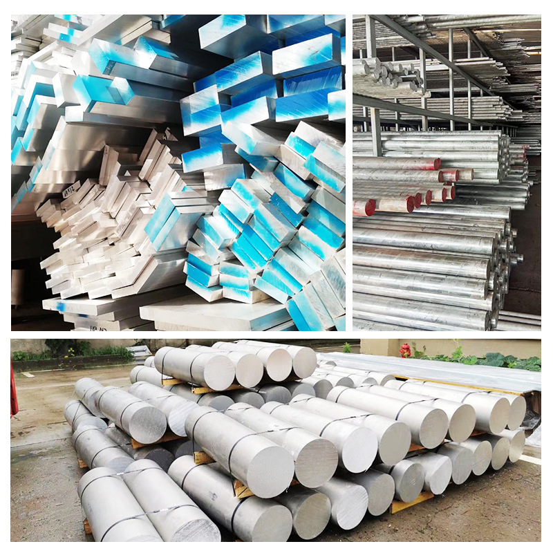 Ruilin Aluminium Alloy Flat/round Bar 6061 6063 6101 Aluminum Rod 3mm-500mm a6061 t6 Aluminum Rod Bars