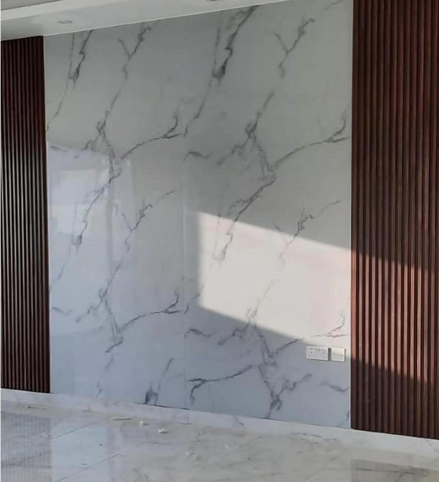 Easy Install Hot Sale Interior Pvc Marble Sheet Marble Glossy Wall Panel