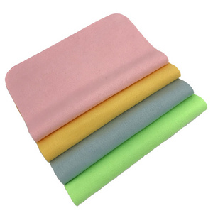 Four Color Fashion Gift Chamois Microfiber Sunglasses Eyeglasses Glasses Lens Cleaning Cloth