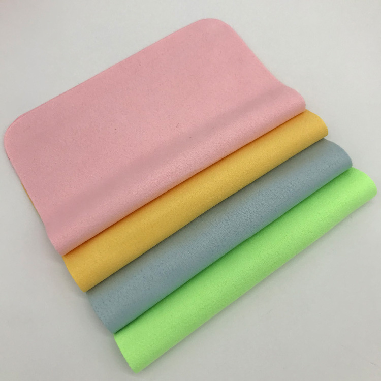 Four Color Fashion Gift Chamois Microfiber Sunglasses Eyeglasses Glasses Lens Cleaning Cloth