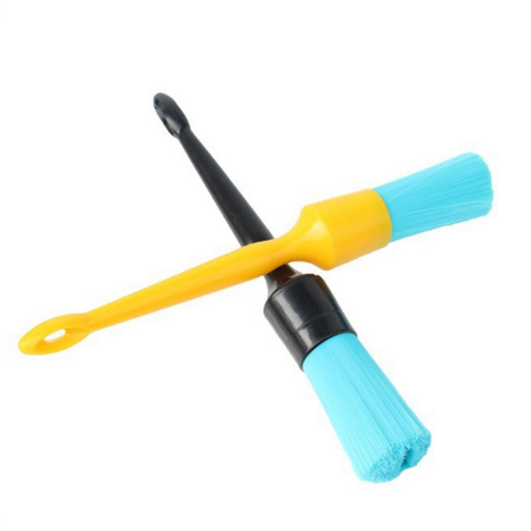 Interior Car Auto Detailing Brush Professional  Plastic Split End Hair Car Wheel Cleaning Brush