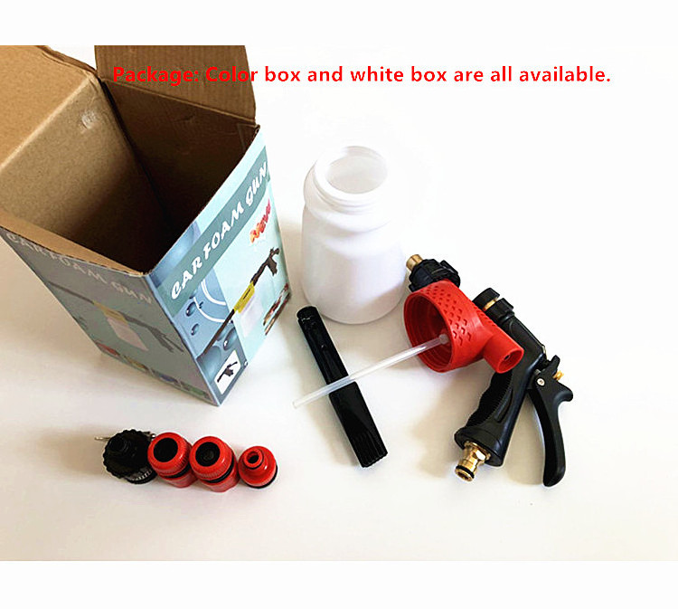 Tap Water Foam Gun Car wash Cleaning Foam Cannon Soap Gun Snow Foam Lance Low Pressure Water Hose spray Gun