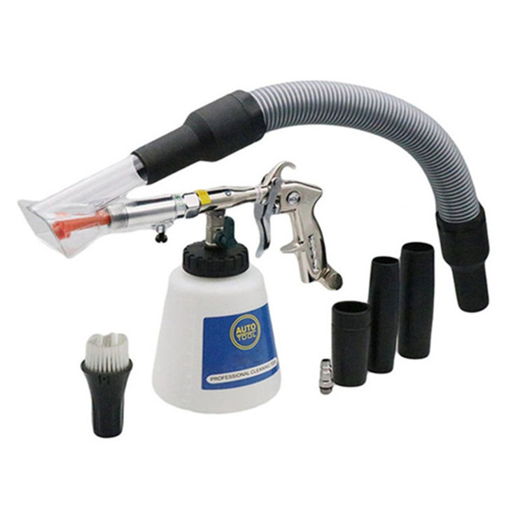 2 in 1 Bearing  Car Cleaning Tool High Pressure Foam Gun  Automotive Interior Dry Cleaning Car Vacuum Tornado gun