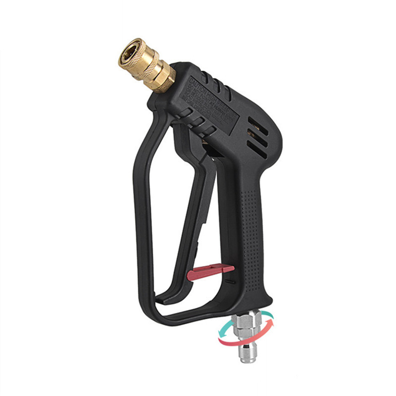 4000Psi Pressure Washer Spray Gun With anti-wind 3/8 Quick Connector 280bar Brass body Car Wash Power water trigger Gun