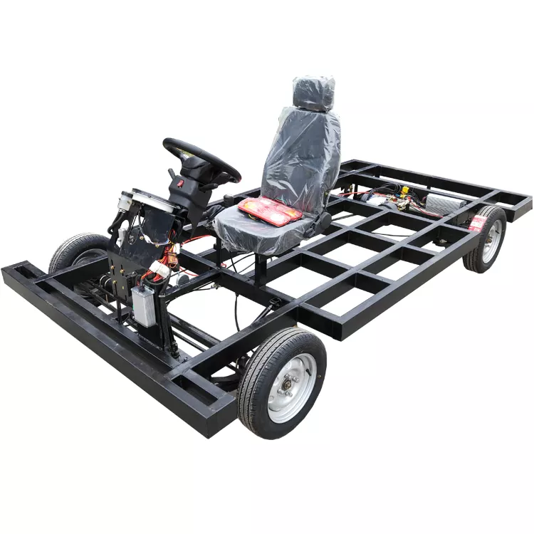 High load electric four-wheel dining car chassis assembly low speed electric car rear axle