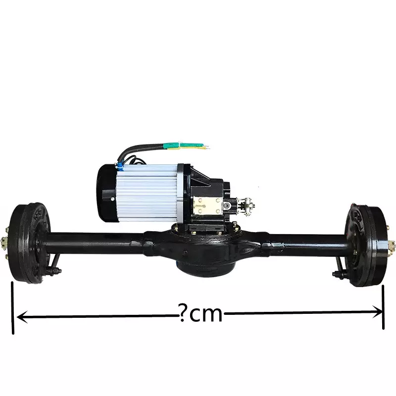 High quality electric tricycle DC motor 60V 70V 5KW 6KW shift Heavy duty suspension electric vehicle rear axle