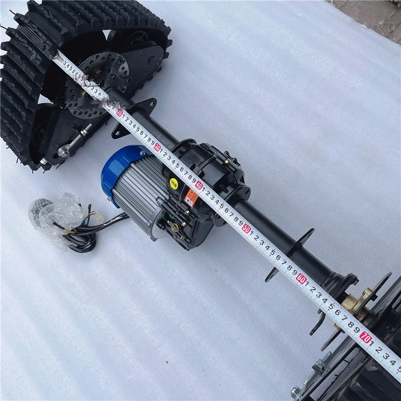 Electric snowmobile rear axle 60 1000W motor crawler wheel electric go-kart rear axle differential kit