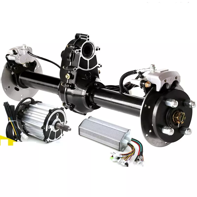 48v 5000W Brushless Differential Motor Rear Axle Assembly ev rear axle conversion kit for car