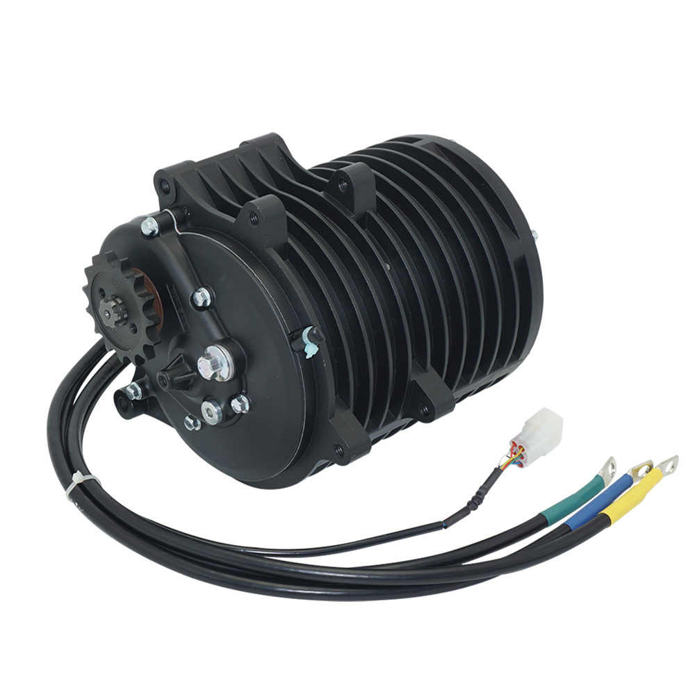 DC hub motor 138 70H 72V 5500W Mid Drive Motor with gearbox for electric ATV dirtbike