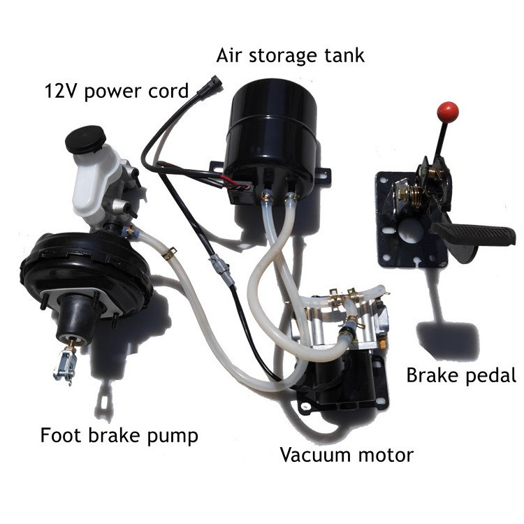 Electric vehicle independent suspension chassis 60kmh 72V 4KW AC motor front drive electric car conversion kits