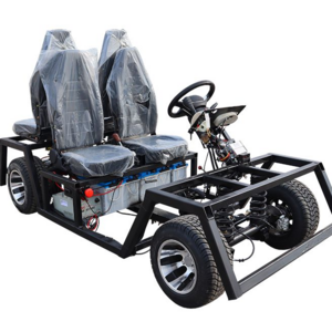 Electric vehicle independent suspension chassis 60kmh 72V 4KW AC motor front drive electric car conversion kits