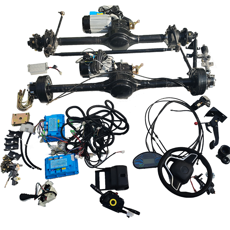 High load front rear drive assembly 4WD vehicle conversion 72V 7.5KW 2000kg load electric car conversion kit