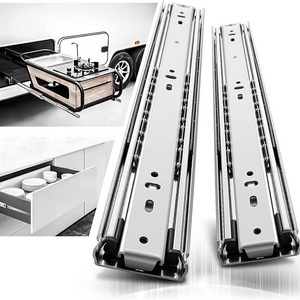 SNEIDA Heavy Duty Drawer Slides Full Extension Ball Bearing industrial locking drawer slide Rails Tool Box Runner