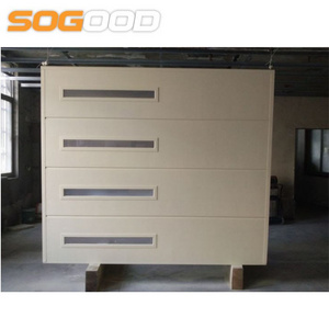 Professional 40mm thickness polyurethane inside european sectional residential garage door