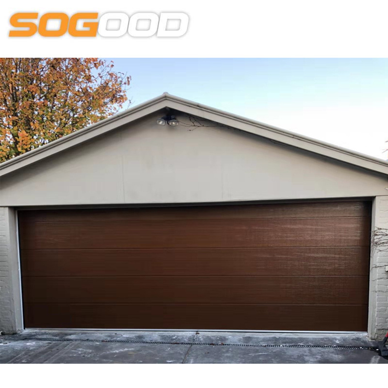 40mm thickness polyurethane foamed sandwich panel 9x7 used australian sectional auto garage door