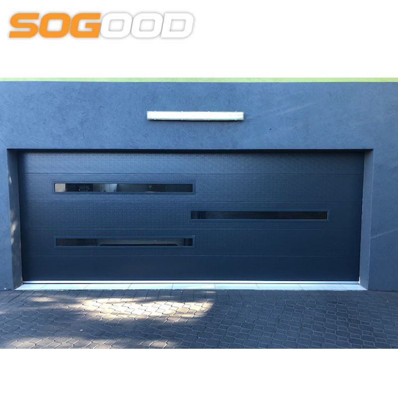 40mm thickness customized  size roller steel horizontal floding garage doors prices lowes