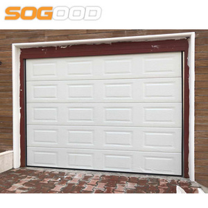 China modern remote control insulated garage door 12x7 garage door