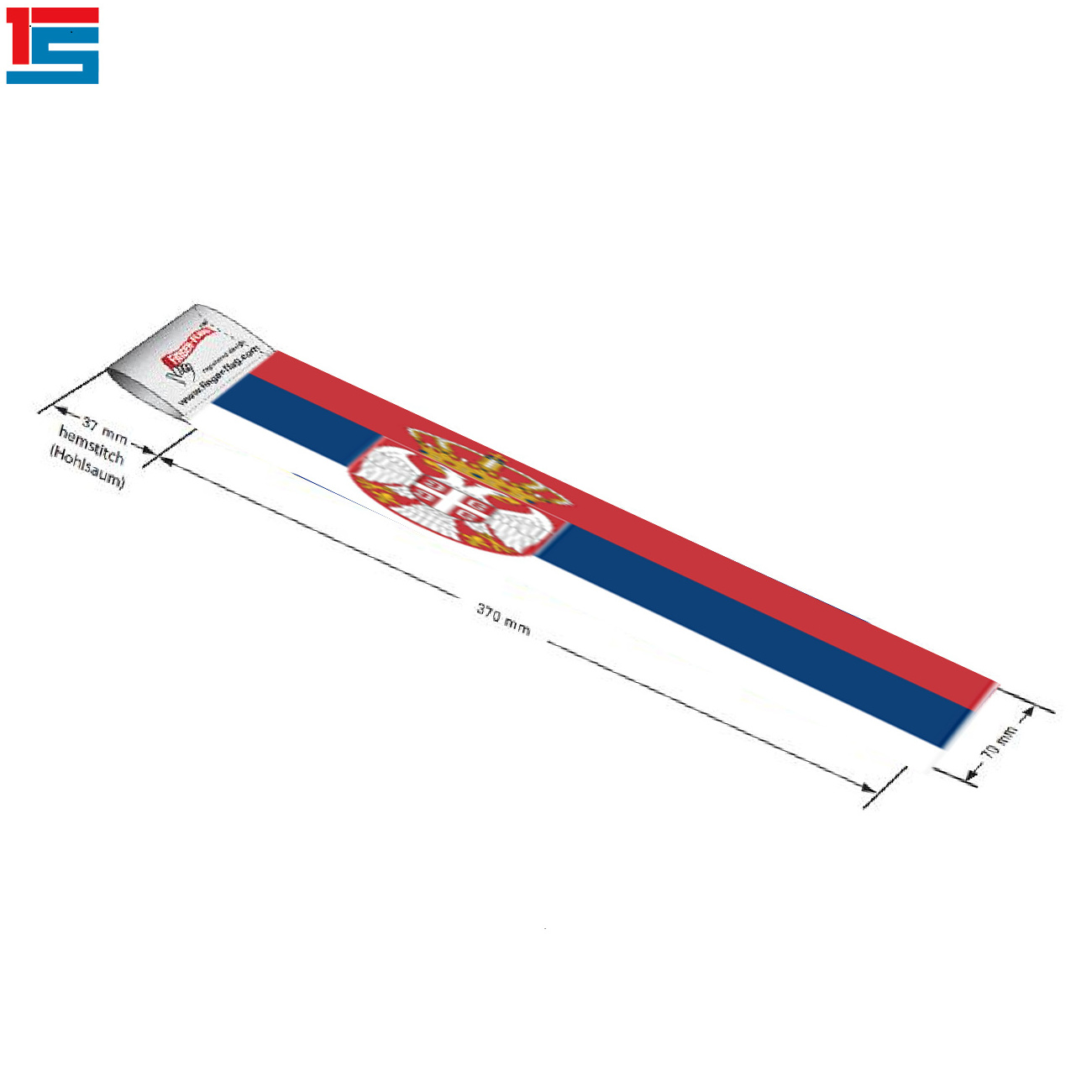 2024 Sport Event Wholesale Free 7x37cm 100% Polyester National Country Flag Turkey Finger Flag