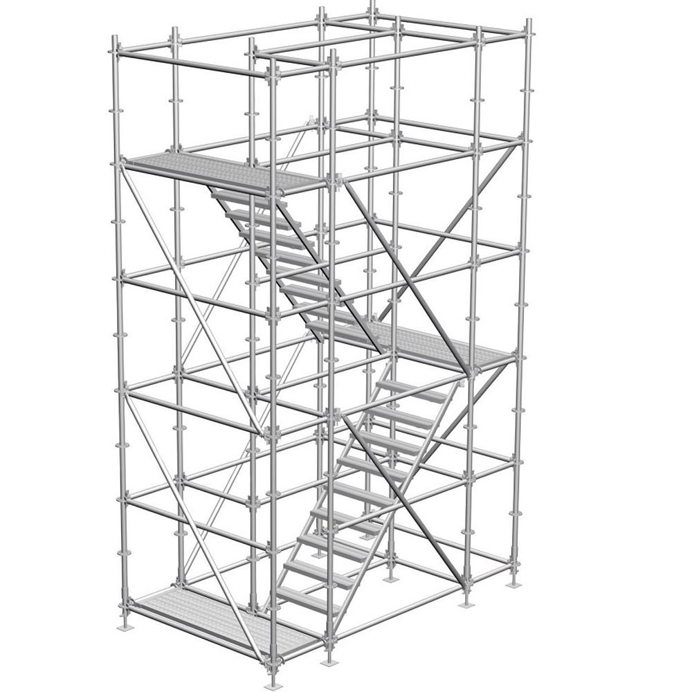 Layher Ringlock Scaffolding System for Sale Metal Andamio Construction All Round Galvanized Modular Multidirectional Echafaudage