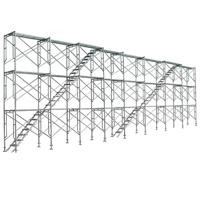 Walking Board Ladder Steel Scaffolding Frame Scaffold 3ft 4ft 5.5ft for Office Building Apartment echafaudage Mason Frame Layher