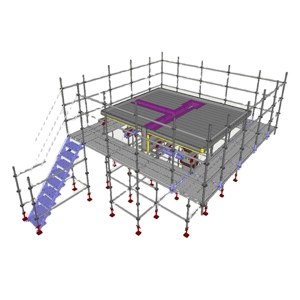 Used Cheap Sky Folding Scaffolding Tunisia Price for Sale in Dubai